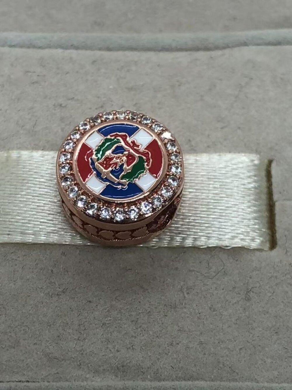 ✨🔥Pandora Dominican Republic Charm rose gold